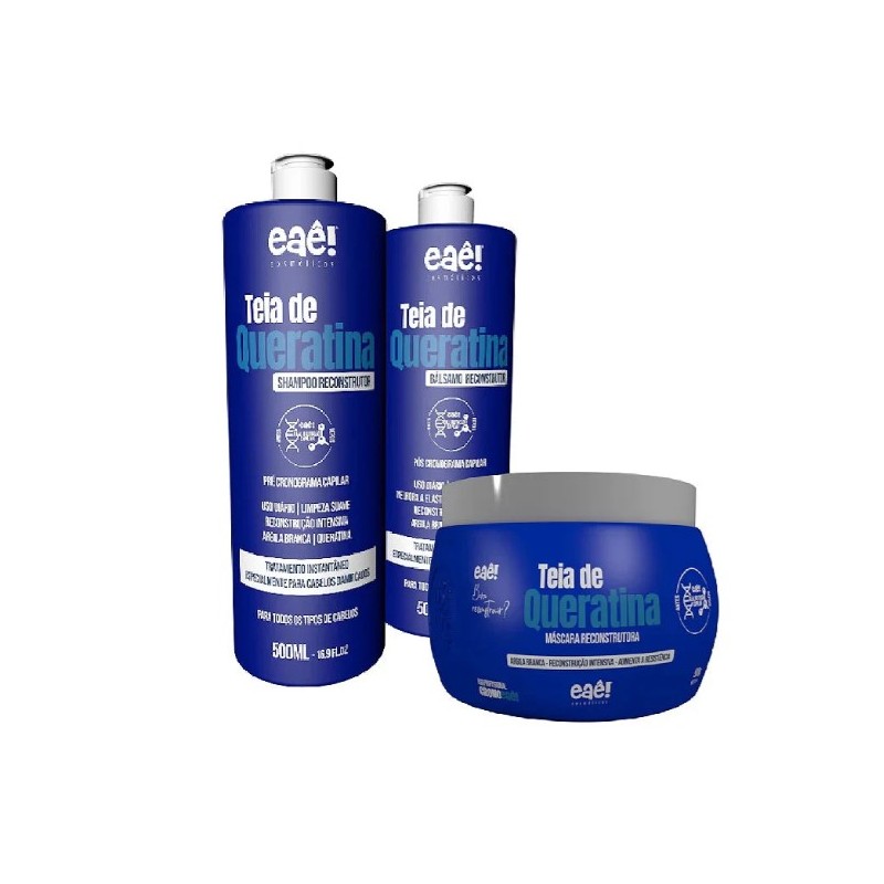 Eaê Cosmetics Teia de Queratina Kit Beautecombeleza.com Eaê Cosmetics Teia de Queratina Kit Beautecombeleza.com