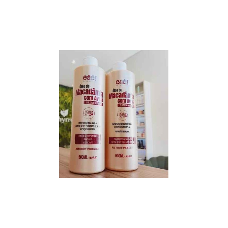 Eaê Cosmetics l'Huile de Macadamia et Noisette Kit 2x 500ml Beautecombeleza.com Eaê Cosmetics l'Huile de Macadamia et Noisette Kit 2x 500ml Beautecombeleza.com