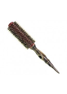 Escova de Cabelo Cerdas Naturais e Nylon Cabo de Madeira W0313 - Evas Professional Beautecombeleza.com