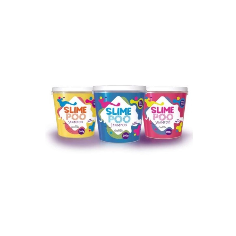 Slime Poo Shampoing Vegan Kids Tutti-Frutti Jaune Bleu Rose Kit 3x300g - Griffus Beautecombeleza.com Slime Poo Shampoing Vegan Kids Tutti-Frutti Jaune Bleu Rose Kit 3x300g - Griffus Beautecombeleza.com