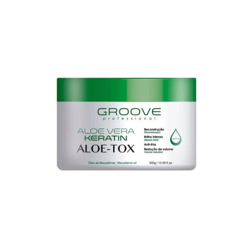 Professional Keratin Aloe Vera Macadamia Reconstructor Aloe-Tox 300g - Groove Beautecombeleza.com Professional Keratin Aloe Vera Macadamia Reconstructor Aloe-Tox 300g - Groove Beautecombeleza.com