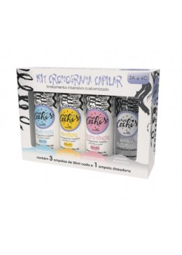 Amo Cachinhos Kids Curly Treatment Hair Schedule Ampoules 3x30ml - Griffus Beautecombeleza.com