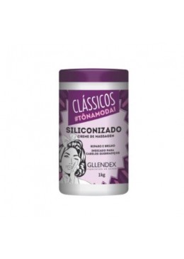 Siliconized Repair Brightness Brittle Hair Massage Cream Mask 1Kg - Gllendex Beautecombeleza.com