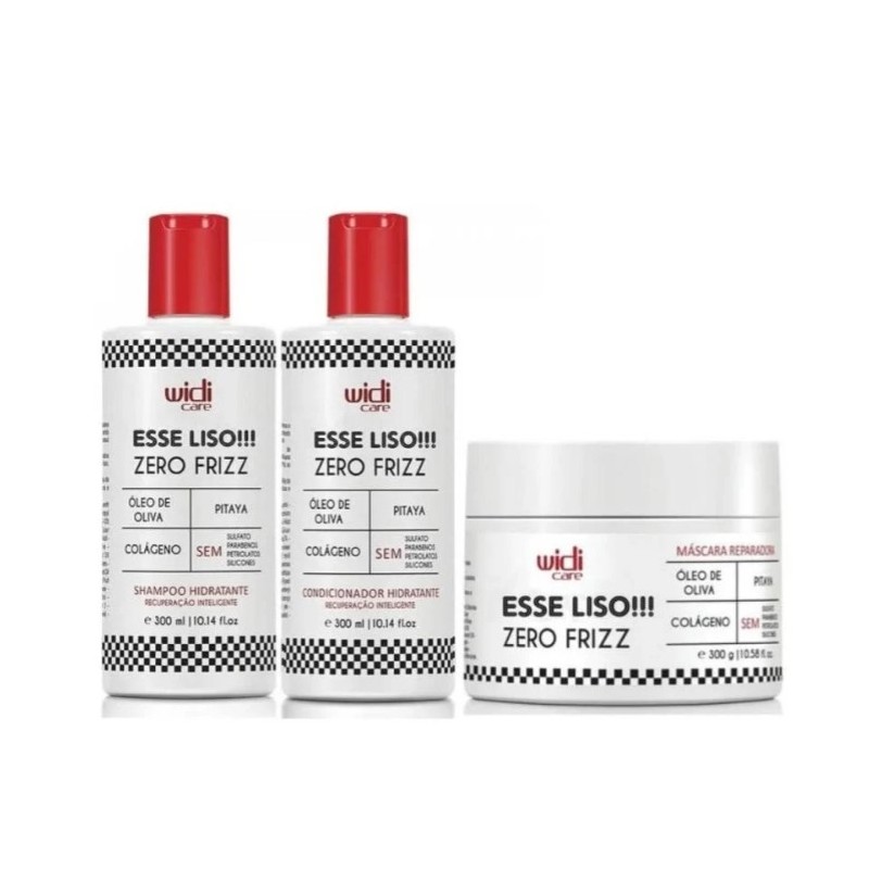 Esse Liso Zero Frizz Home Care 3x300 - Widi Care Beautecombeleza.com Esse Liso Zero Frizz Home Care 3x300 - Widi Care Beautecombeleza.com