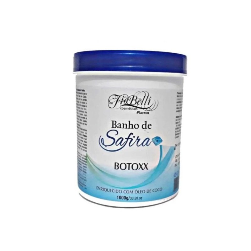 Banho de Safira Botoxx 1Kg - FioBelli Beautecombeleza.com Banho de Safira Botoxx 1Kg - FioBelli Beautecombeleza.com