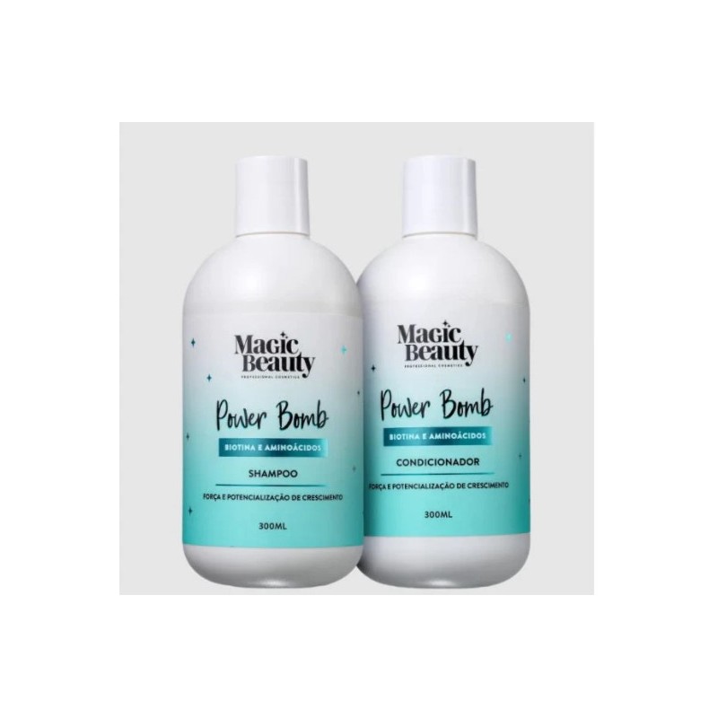 Power Bomb Biotin Amino Acids Hair Growth Treatment Kit 2x300ml - Magic Beauty
Beautecombeleza.com Power Bomb Biotin Amino Acids Hair Growth Treatment Kit 2x300ml - Magic Beauty
Beautecombeleza.com