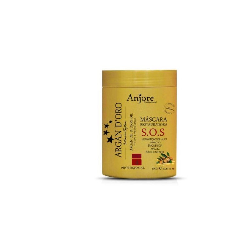 Máscara Reparadora Argan D'oro 1Kg - Anjore Beautecombeleza.com Máscara Reparadora Argan D'oro 1Kg - Anjore Beautecombeleza.com