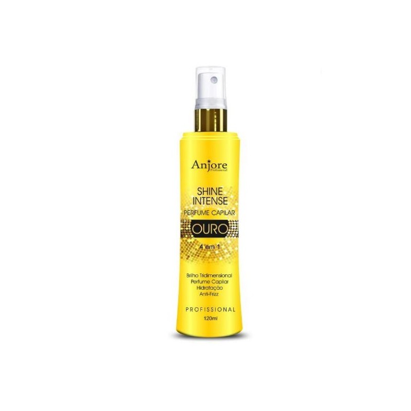 Shine Intense Parfum Capillaire 4 em1 Gold 120ml - Anjore Beautecombeleza.com Shine Intense Parfum Capillaire 4 em1 Gold 120ml - Anjore Beautecombeleza.com