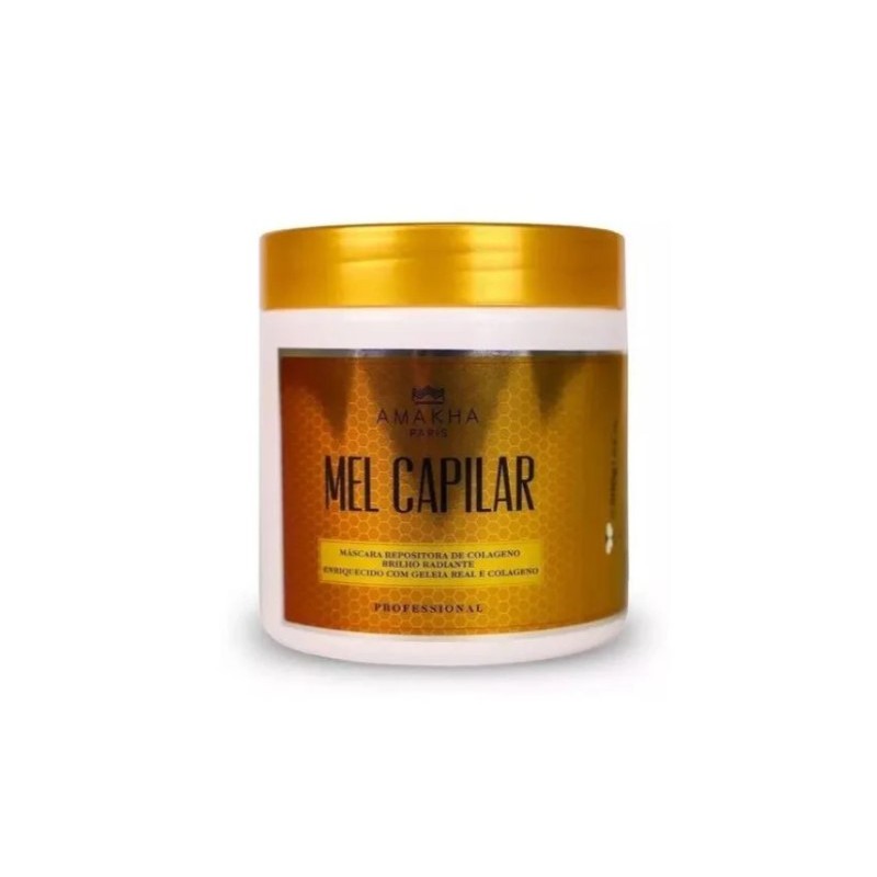 Miel Capillaire Reconstituant au Collagène 500g - Amakha Beautecombeleza.com Miel Capillaire Reconstituant au Collagène 500g - Amakha Beautecombeleza.com