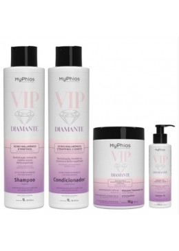 Vip Diamond Hair Harmonization Kit 4 Products - My Phios Beautecombeleza.com