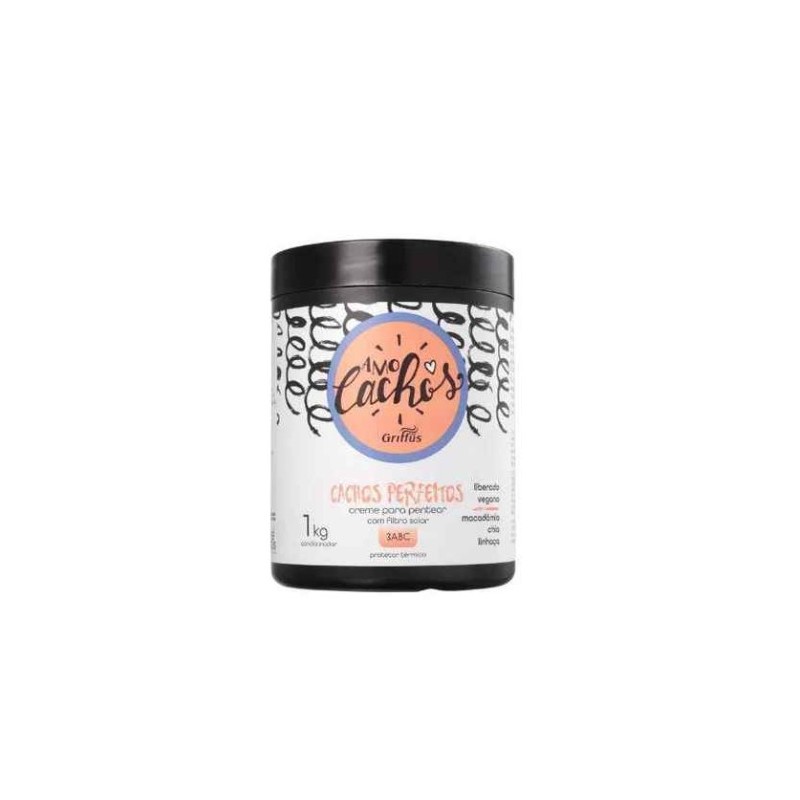 Amo Cachos Crème Coiffante pour Cheveux Bouclés 1Kg - Griffus Beautecombeleza.com Amo Cachos Crème Coiffante pour Cheveux Bouclés 1Kg - Griffus Beautecombeleza.com