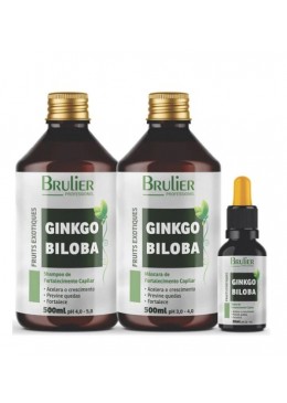 Ginko Billoba Complexo Vitamínico que Fortalece os Cabelos Kit 3 Itens - Brulier Beautecombeleza.com