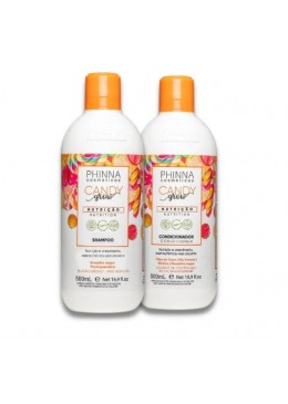 Candy Grow Hair Strengthening Nourishing Antioxidant Oil Control Kit 2x500ml - Phinna Beautecombeleza.com