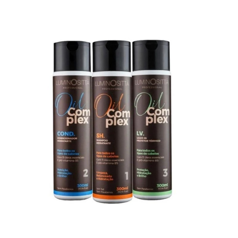 Oil Complex Essential Oils Kit 3x300ml - Luminositta Beautecombeleza.com Oil Complex Essential Oils Kit 3x300ml - Luminositta Beautecombeleza.com