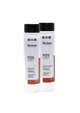 Pós Química Tratamento Reconstrutor Kit 2x300ml - Vita Derm Beautecombeleza.com