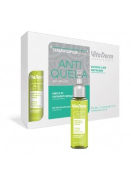 Anti-Queda Tratamento Capilar Ampoules 6x15ml - Vita Derm Beautecombeleza.com