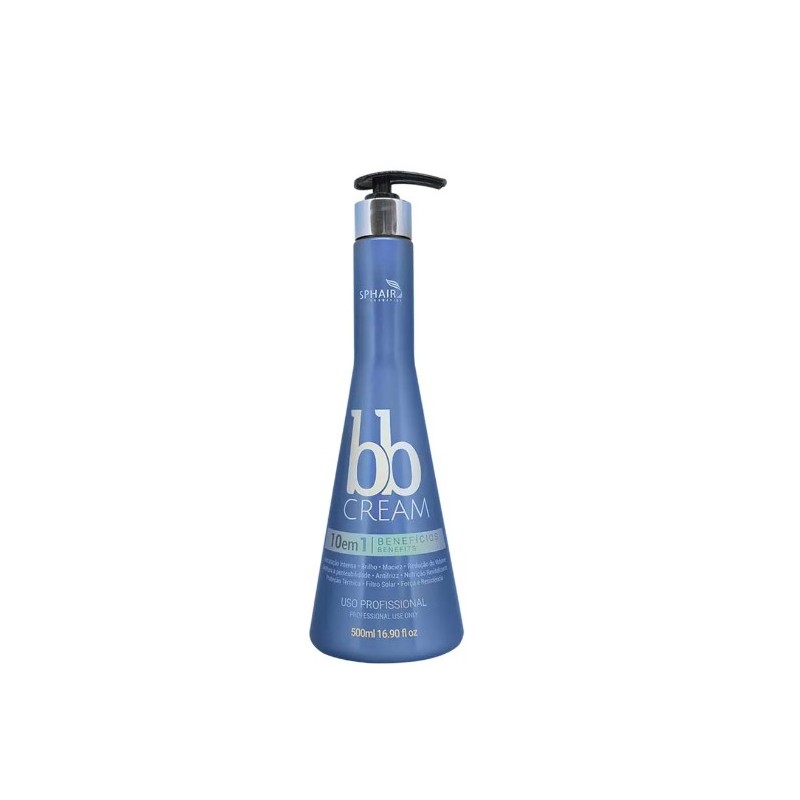 BB Creme 10 em 1 Óleo de Argan, Macadâmia e Vitamina E 500ml - Sphair Beautecombeleza.com BB Creme 10 em 1 Óleo de Argan, Macadâmia e Vitamina E 500ml - Sphair Beautecombeleza.com