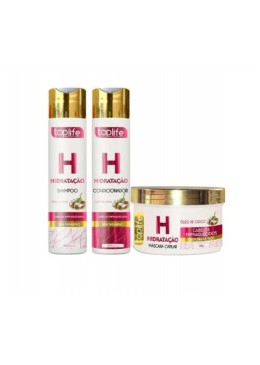 Kit Maintenance Capillary Post Chemical Tooplife Cosmetics 3x300g - Top Life Beautecombeleza.com