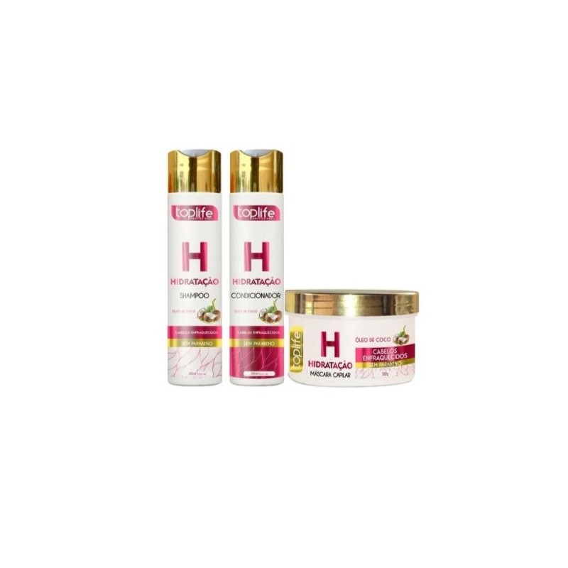 Kit Maintenance Capillary Post Chemical Tooplife Cosmetics 3x300g - Top Life Beautecombeleza.com Kit Maintenance Capillary Post Chemical Tooplife Cosmetics 3x300g - Top Life Beautecombeleza.com