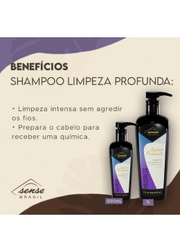 Senses Brazil - Deep Cleansing Shampoo  Beautecombeleza.com