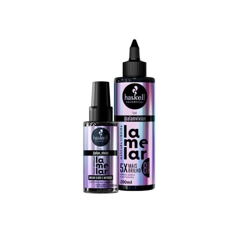 Lamelar Óleo e Máscara Líquida Kit 2 - Haskell Beautecombeleza.com Lamelar Óleo e Máscara Líquida Kit 2 - Haskell Beautecombeleza.com