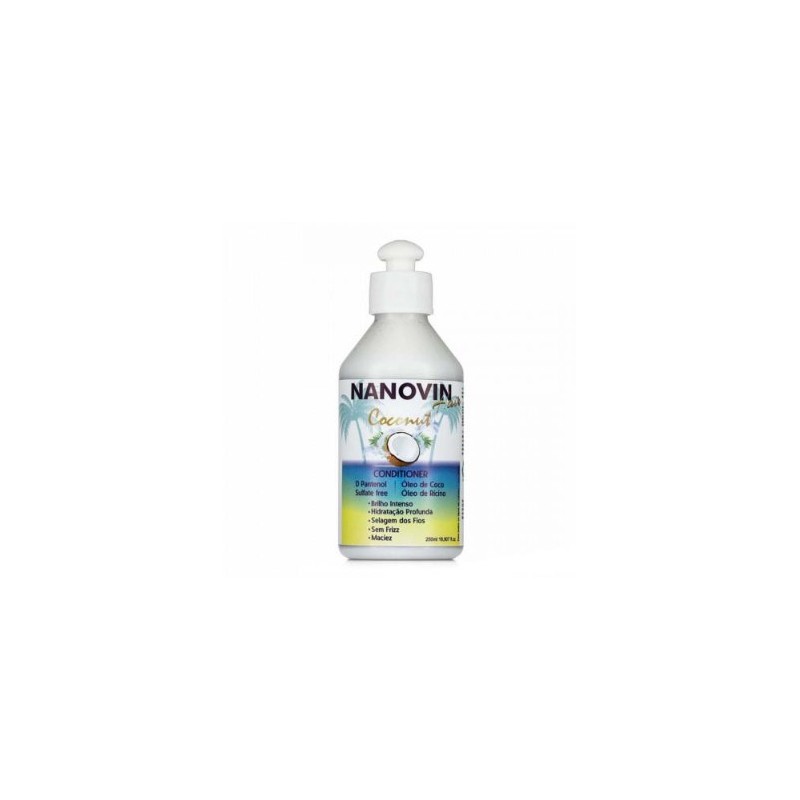 L'huile de Coco Conditioner d'Hydratation des Cheveux 250ml - Nanovin Beautecombeleza.com L'huile de Coco Conditioner d'Hydratation des Cheveux 250ml - Nanovin Beautecombeleza.com