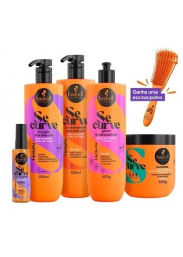 Se Curve Ondulados (2ABC) + Brinde Kit 5 - Haskell Beautecombeleza.com