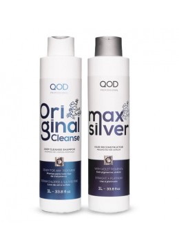 QOD Max Silver e Original Cleanse Kit 2x1L - QOD Beautecombeleza.com