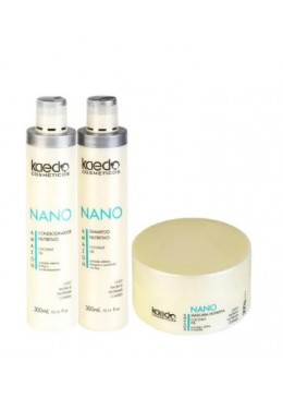 Nano Cuidados Capilar Nutritivo Kit 3 Itens - Kaedo Beautecombeleza.com
