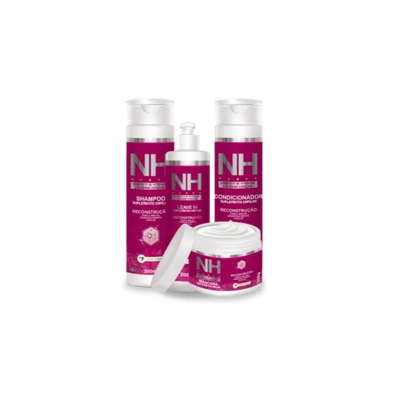 Reconstruction, Force et de Brillance des Cheveux Kit 4 Produits - New Hair