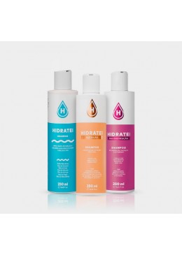 Shampoo Cronograma Capilar Kit 3x1L - Hidratei Beautecombeleza.com