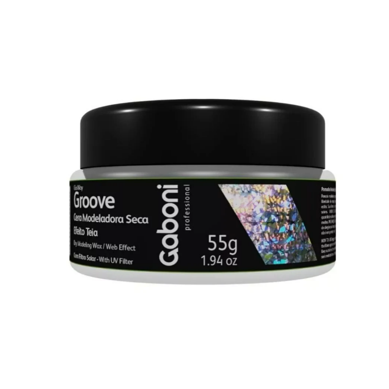 Groove Gás Way Cera Modeladora Seca c/ Filtro Solar  55g Gaboni Beautecombeleza.com