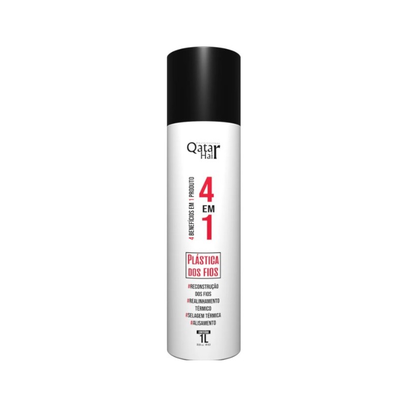 Lissage Thermo Protecteur 4en1 Plastique Capillaire 1L - Qatar Hair Beautecombeleza.com