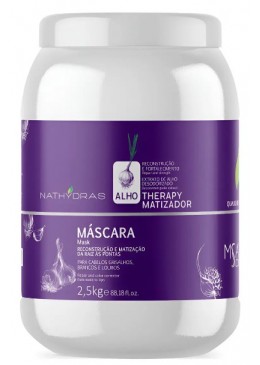Máscara Alho Matizadora Reconstrução e Fortalecimento 2,5kg - Nathydras Beautecombeleza.com