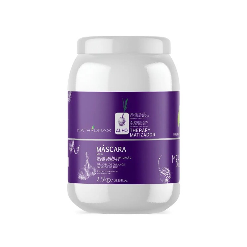 Garlic Toning Mask Reconstruction and Strengthening 2,5kg - Nathydras Beautecombeleza.com