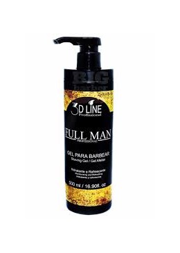 Shaving Gel Barbear 3d Line Full Man 500ml   Beautecombeleza.com