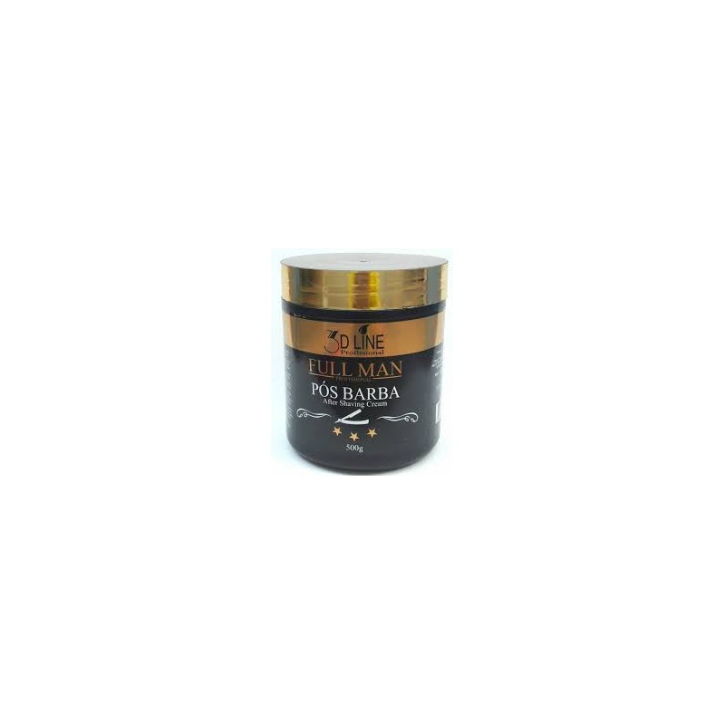 Creme Hidratante Pós Barba Full Man 3D Line Profissional 500g