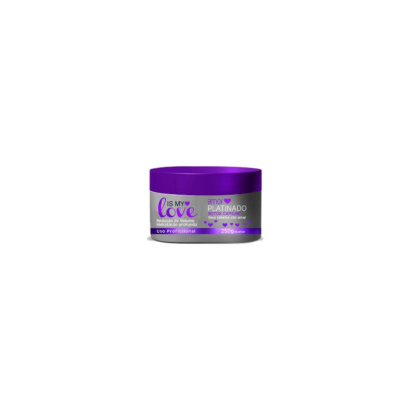 Máscara Is My Love Amor Platinado 250g Btox Capilar Máscara Is My Love Amor Platinado 250g Btox Capilar