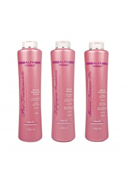 Alfa Cabany Escova Progressiva Kit Profissional (3x1L)  Beautecombeleza.com