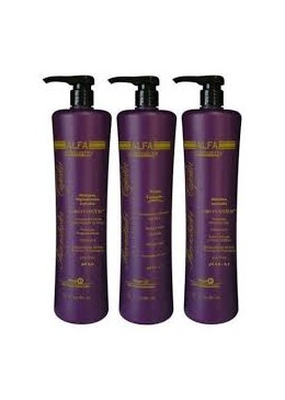 Alfa Cabany Escova Progressiva Sem Formol Nano Complex  3x1L  Beautecombeleza.com