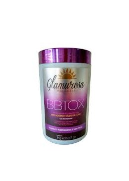 Glamurosa BBTOX Macadâmia e Óleo de Coco 1kg  Beautecombeleza.com