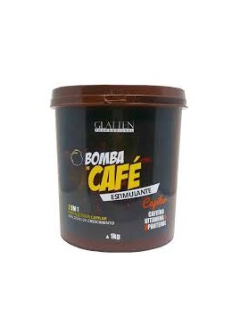 Glatten Professional Máscara Fortalecedora Capilar Bomba de Café 1Kg  Beautecombeleza.com