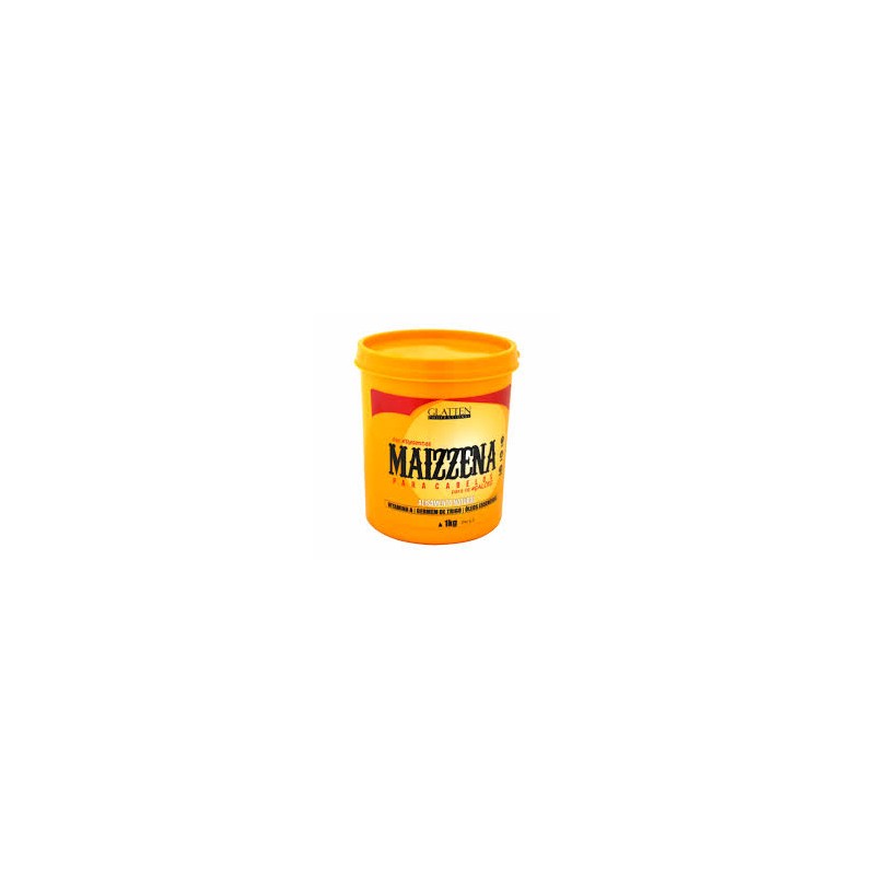 Glatten Maizzena para Cabelos Alisamento Natural 1kg   Beautecombeleza.com