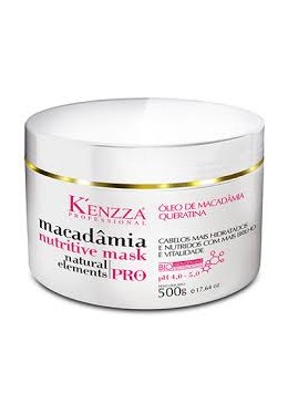 Máscara de Macadâmia 500g Kenzza  Beautecombeleza.com