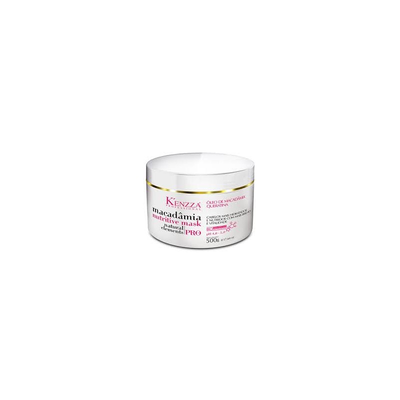 Máscara de Macadâmia 500g Kenzza Beautecombeleza.com Máscara de Macadâmia 500g Kenzza Beautecombeleza.com