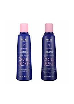 Shampoo + Condicionador Soul Blond Matizador Loira Richée  Beautecombeleza.com